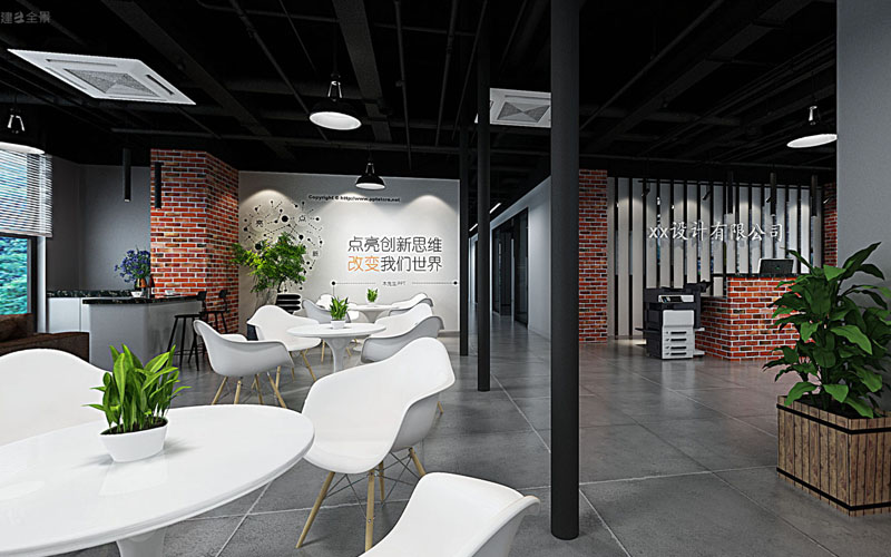 新红点设计360°办公空间全景案例