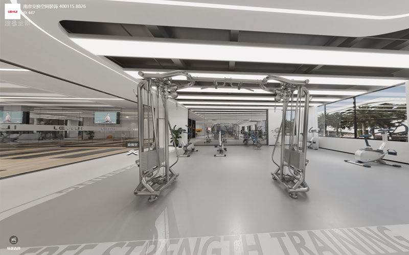 乐惠健身360°空间全景案例