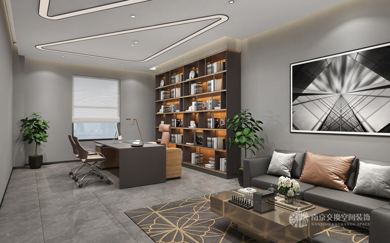 抚大特殊钢1500㎡办公项目装修设计