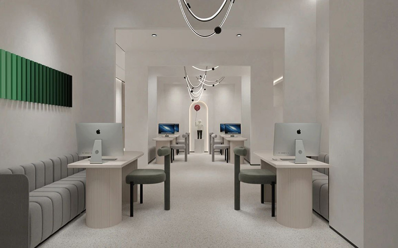 金夫人婚纱750㎡婚纱馆装修设计