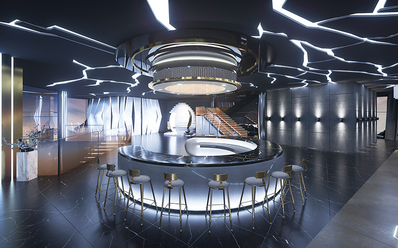 800㎡电竞酒店装修设计