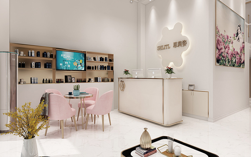 1600㎡莉姿美容院装修设计