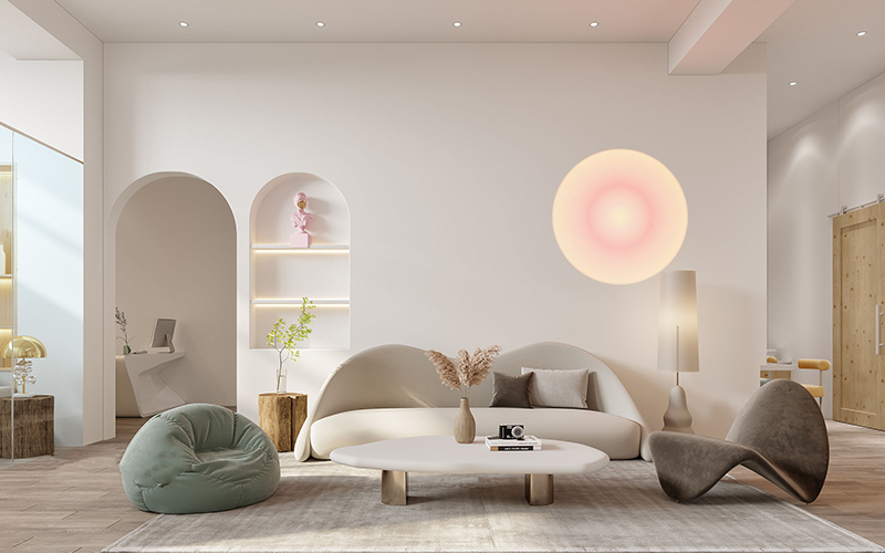 160㎡美容美甲店装修设计