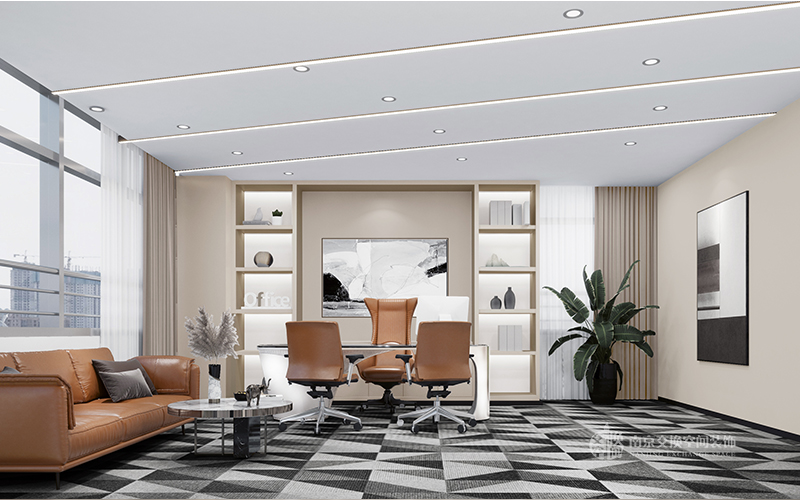 实点实分网络科技623㎡办公项目装修设计