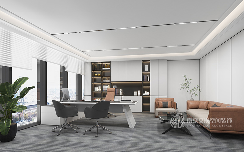 苏博科技2000㎡办公项目装修设计