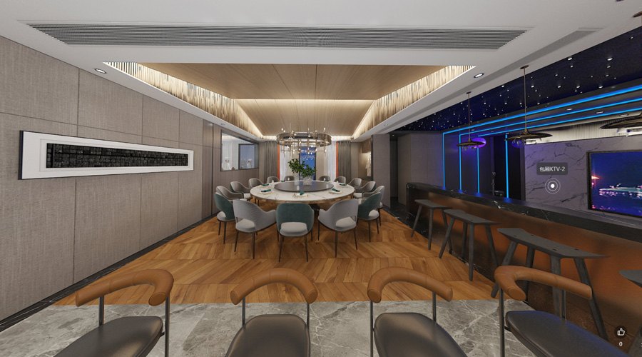 企业KTV包厢360°全景案例