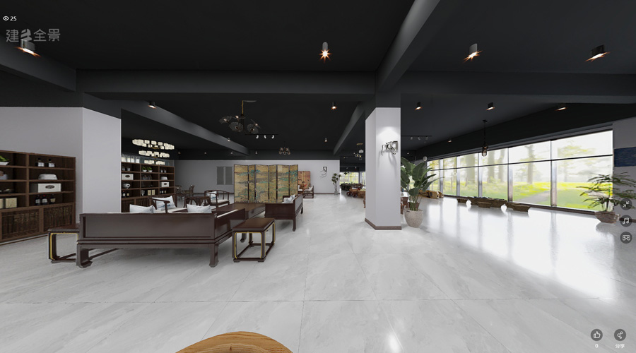 茶台展厅360°全景案例