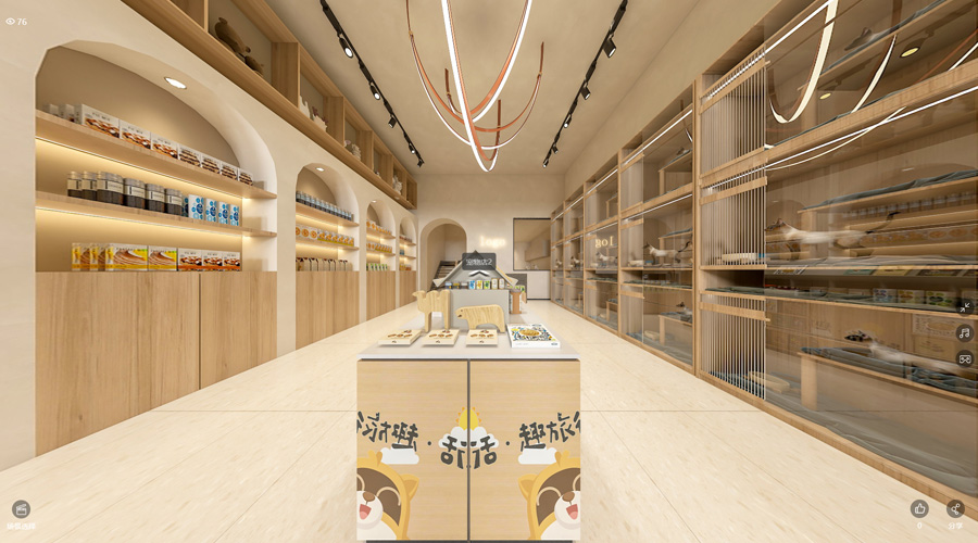 品牌宠物店360°全景案例