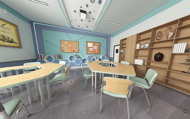 教育空间手工室360°全景案例