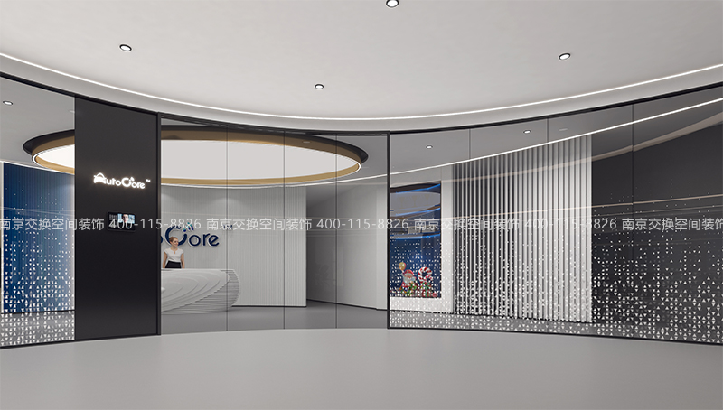 奥特酷2000㎡智能科技办公楼装修案例