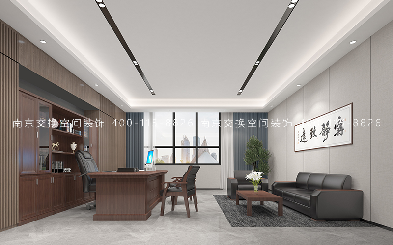 2000㎡新源协和办公装修项目案例