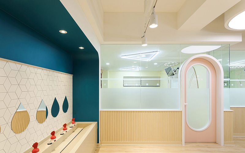 2000㎡语言培训学校装修设计案例