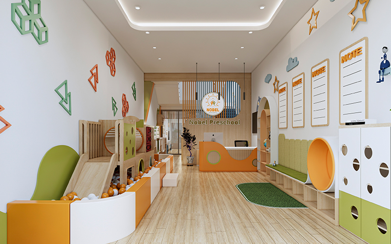 3000㎡培训中心装修设计案例