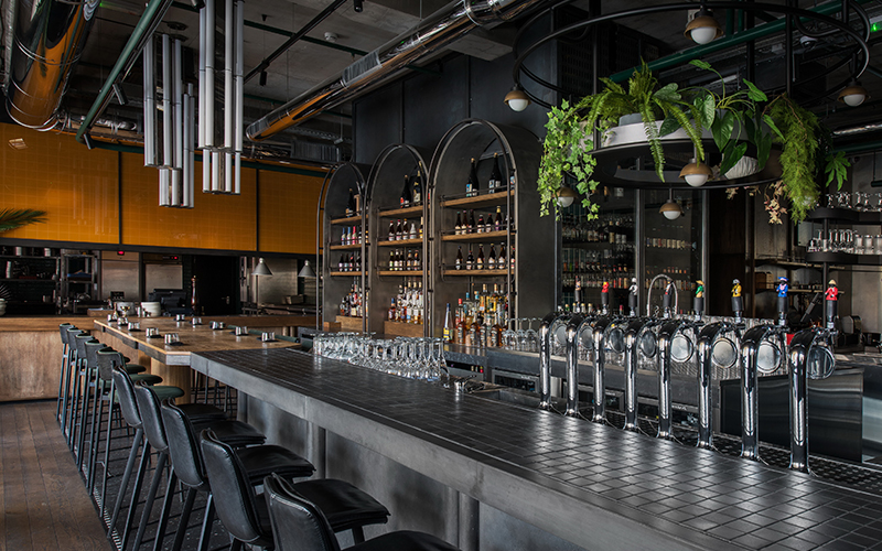 600㎡工业风酒馆装修设计案例