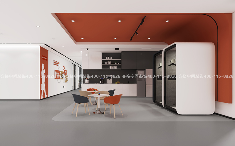 乐惠600㎡办公空间装修设计案例